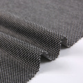 NO moq Stock Textiles jacquard yarn dyed knitted tr suit thick polyester fabrics for clothing